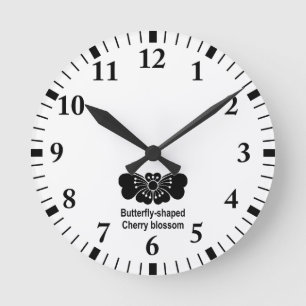 RELOJ REDONDO MEDIANO 桜 胡 蝶