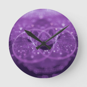 Reloj Redondo Mediano 1001 corazones