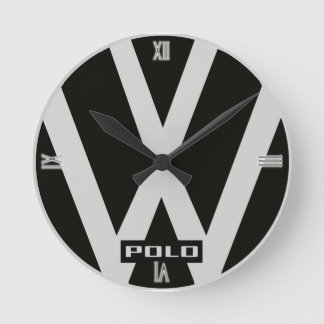 Reloj Redondo Mediano 105 VW Polo Logo Accessories Watches