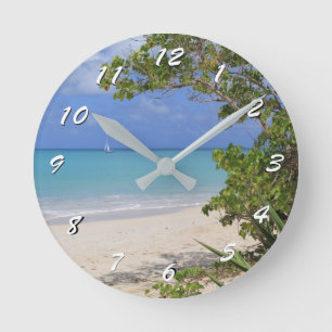 Reloj Redondo Mediano 12 opciones numéricas para elegir-Antigua Beach-Cl