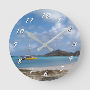 Reloj Redondo Mediano 12 opciones numéricas para elegir-Antigua Playa-Re