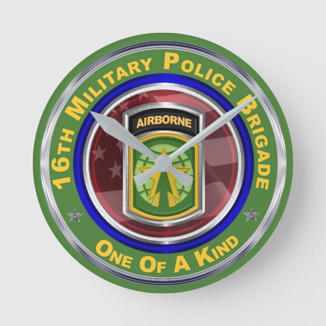 Reloj Redondo Mediano 16.ª Brigada de la Policía Militar (Anverso)