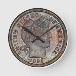 Reloj Redondo Mediano 1894-S Barber Dime