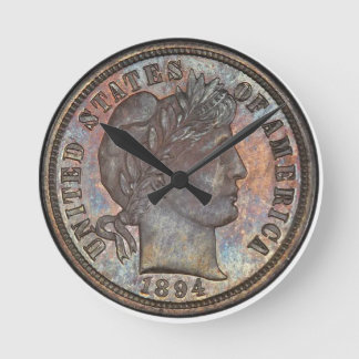 Reloj Redondo Mediano 1894-S Barber Dime