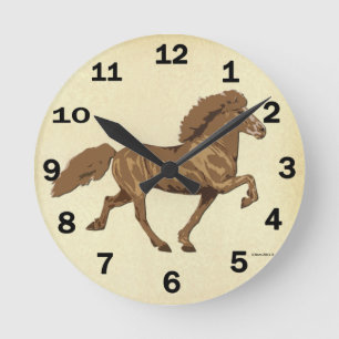 Reloj Redondo Mediano 1930's Islandés