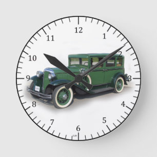 Reloj Redondo Mediano 1931 Silverdome 4 door clock