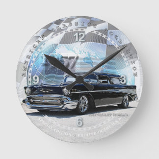 Reloj Redondo Mediano 1957 Chevrolet Nomad Decorative Wall Clock