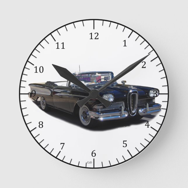 Reloj Redondo Mediano 1958 Edsel Pacer (Anverso)