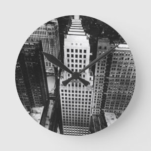 Reloj Redondo Mediano 1960:  An aerial view of a Chicago skyscraper
