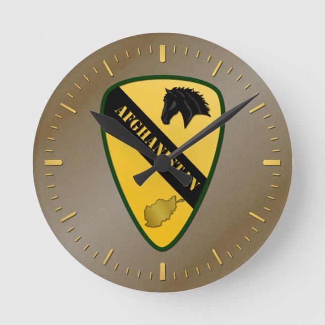 Reloj Redondo Mediano 1st Cavalry Division, Afghanistan (Anverso)