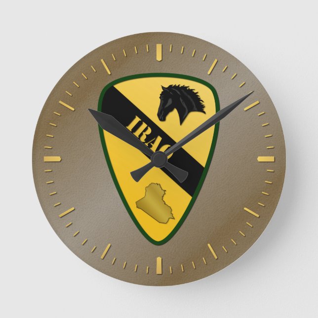Reloj Redondo Mediano 1st Cavalry Division, Iraq (Anverso)
