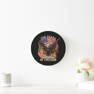 Reloj Redondo Mediano 250 años americano 1776-2026