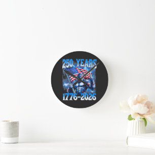 Reloj Redondo Mediano 250 años americano 1776 2026