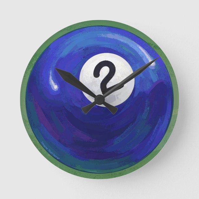 Reloj Redondo Mediano 2 Ball (Anverso)