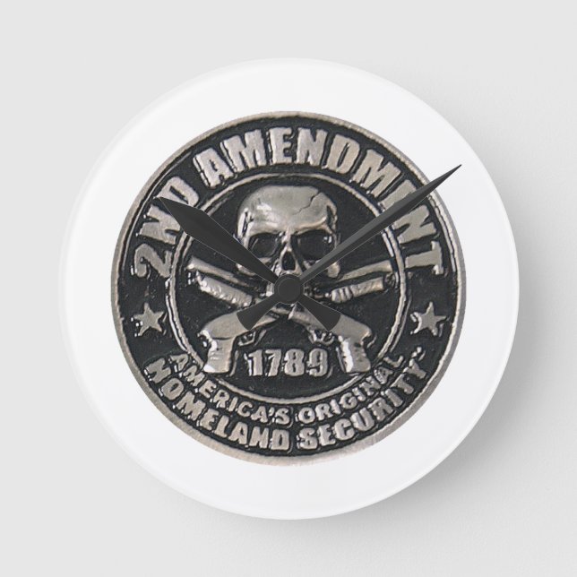 Reloj Redondo Mediano 2nd Amendment Medal.png (Anverso)
