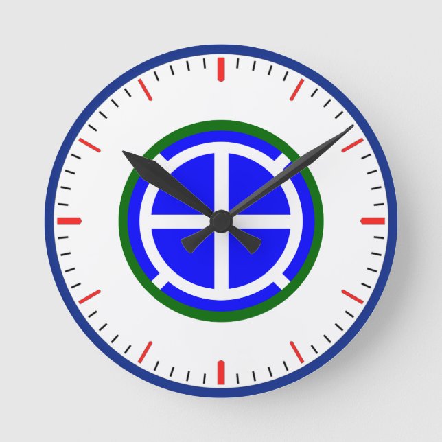 Reloj Redondo Mediano 34ª División de Infantería del Ejército (Anverso)