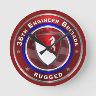 Reloj Redondo Mediano 36ª Brigada de Ingenieros “Rugged”