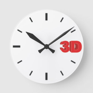 Reloj Redondo Mediano 3D O'Clock 1.
