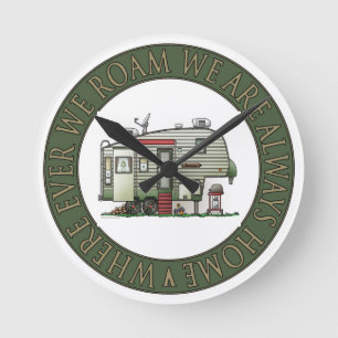 Reloj Redondo Mediano 5ta rueda de alta tecnología