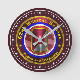 Reloj Redondo Mediano 62ª Brigada Médica