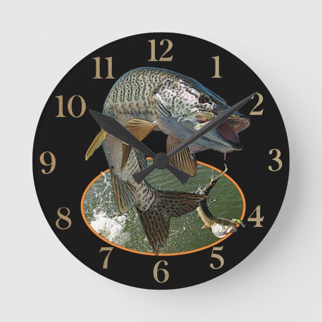 Reloj Redondo Mediano 6 almizclados (Anverso)