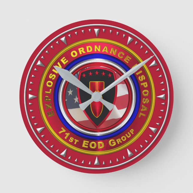 RELOJ REDONDO MEDIANO 71.º GRUPO DE ODIO (Anverso)