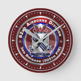 Reloj Redondo Mediano 82.ª División Aerotransportada 505.º PIR  
