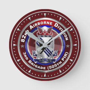 Reloj Redondo Mediano 82.ª División Aerotransportada 505.º PIR
