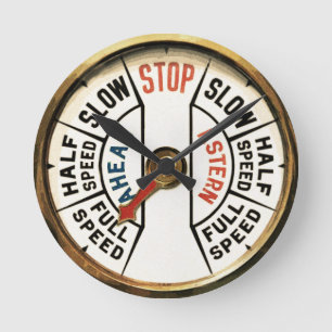 Reloj Redondo Mediano A continuación, hacia atrás