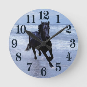 Reloj Redondo Mediano A horse wild and free