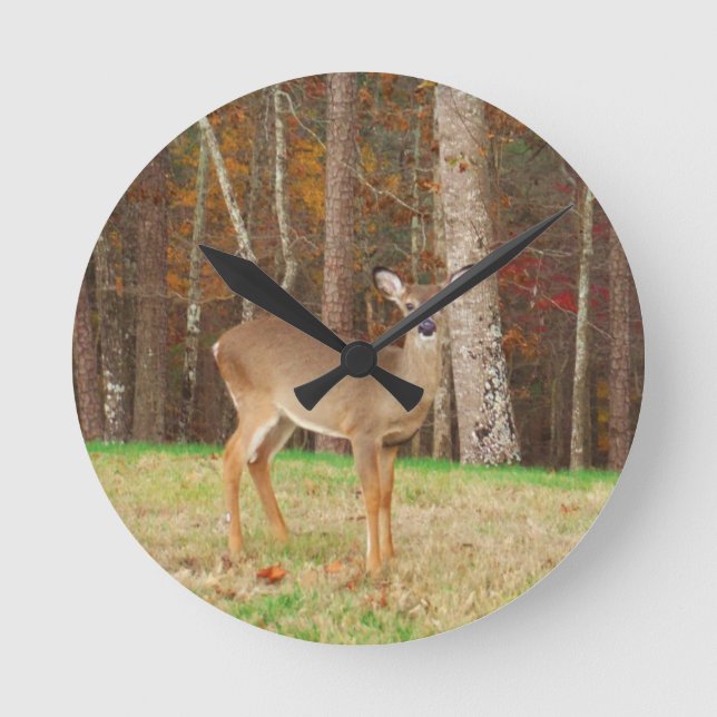 Reloj Redondo Mediano A Hunter's Dream Deer (Anverso)