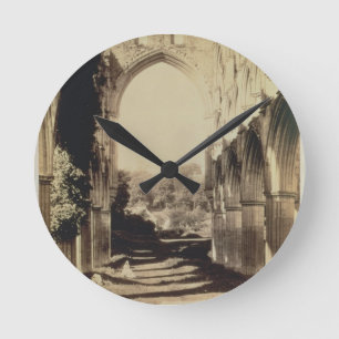 Reloj Redondo Mediano Abadía Rievaulx, North Yorkshire, 1854 (foto de se