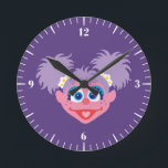 Reloj Redondo Mediano Abby Cadabby Face<br><div class="desc">Mira esta adorable cara de Abby Cadabby! © 2014 Sesame Workshop. www.sesamestreet.org</div>
