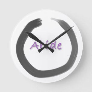 Reloj Redondo Mediano Abide Zen Buddhist Enso Circle