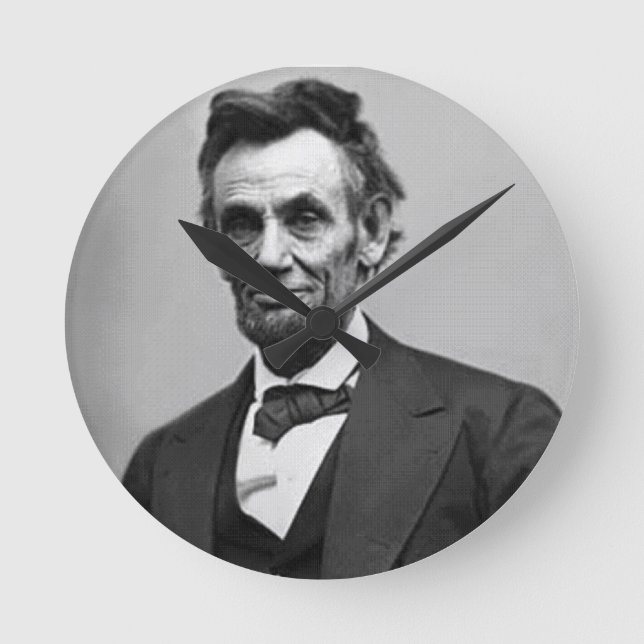Reloj Redondo Mediano Abraham Lincoln (Anverso)