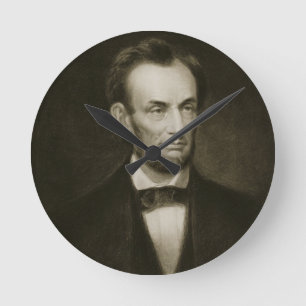Reloj Redondo Mediano Abraham Lincoln, décimosexto presidente del Stat