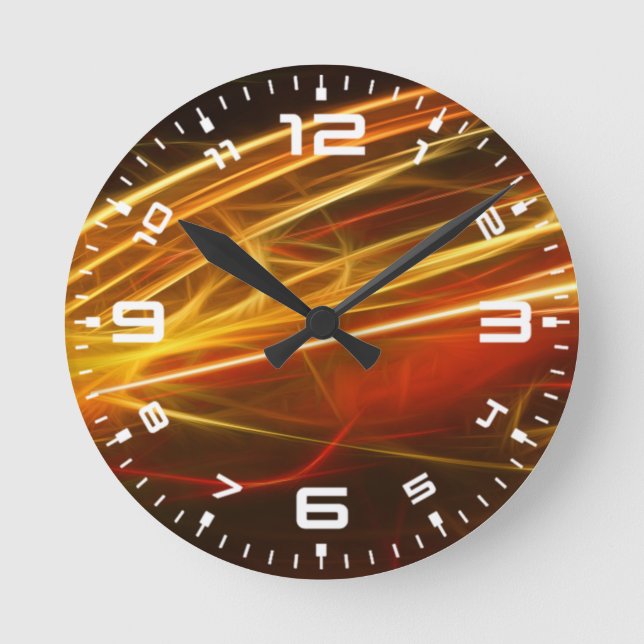 Reloj Redondo Mediano Abstract Design Banner-10009 (Anverso)