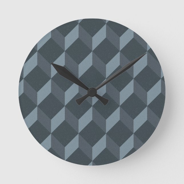 Reloj Redondo Mediano Abstract Geometric Background Pattern (Anverso)