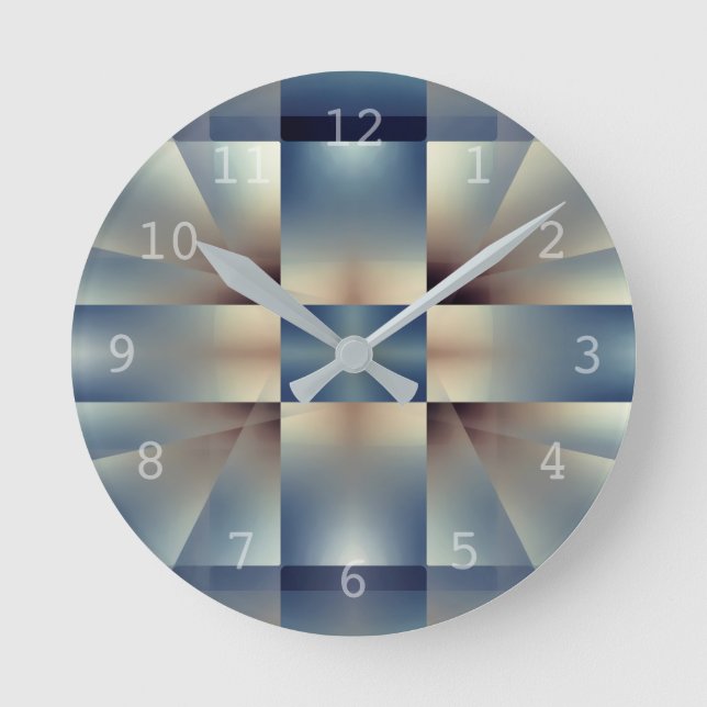 Reloj Redondo Mediano Abstract geometric pattern (Anverso)