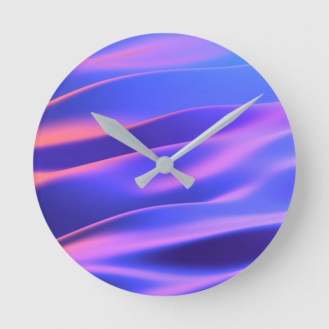 Reloj Redondo Mediano Abstract Wall Clocks - Silky Smooth (Anverso)