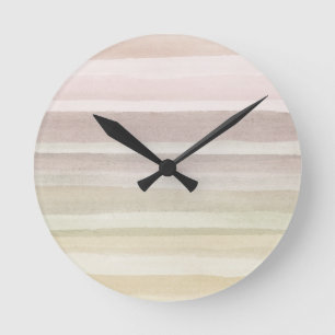 Reloj Redondo Mediano Abstract watercolor background