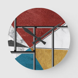 Reloj Redondo Mediano Abstracto