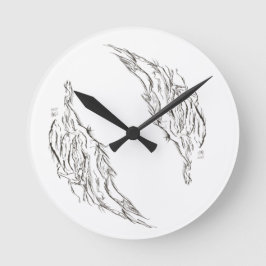 Reloj Redondo Mediano abstracto