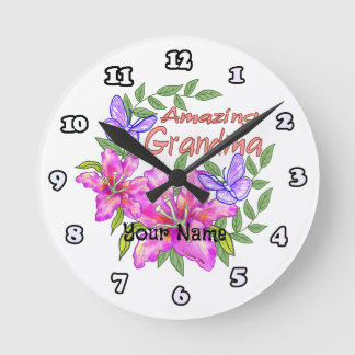 Reloj Redondo Mediano Abuela asombrosa