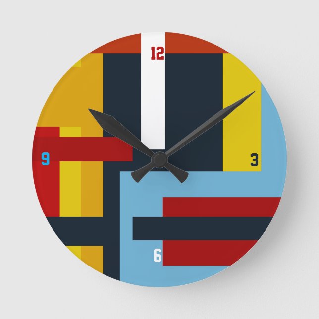 Reloj Redondo Mediano Accesorios electrónicos y técnicos (Anverso)
