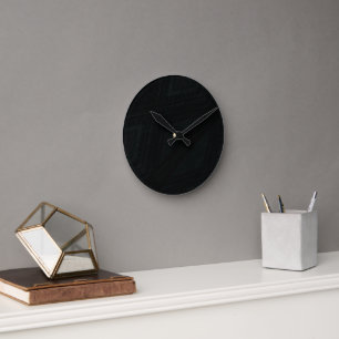 Reloj Redondo Mediano Aceptación   Textura abstracta oscura
