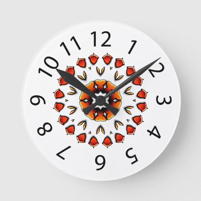 Reloj Redondo Mediano Acorn Clock (Anverso)