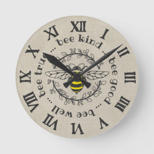 Reloj Redondo Mediano Actitudes de Bee