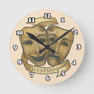 Reloj Redondo Mediano Actor Teatral 