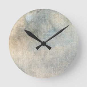 Reloj Redondo Mediano acuarela del fondo